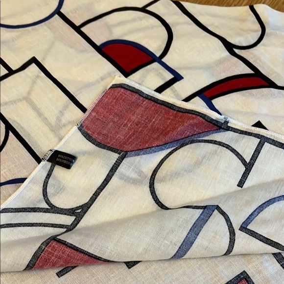 Geometric Pattern Scarf Square - Picture 2 of 6